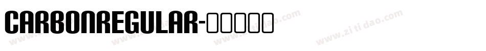 CarbonRegular字体转换