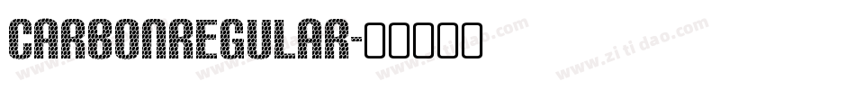 CarbonRegular字体转换