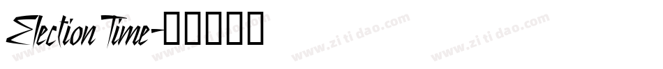 ElectionTime字体转换