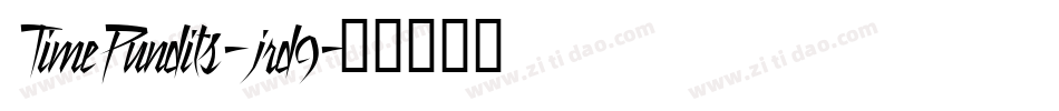 TimePundits-jrd9字体转换