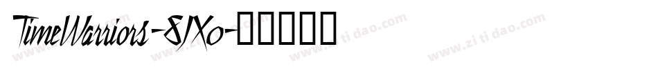 TimeWarriors-8JX0字体转换