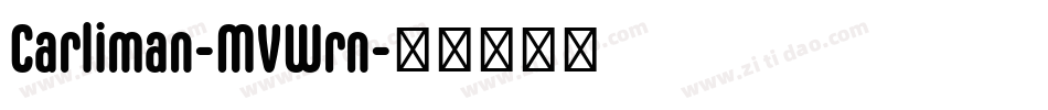 Carliman-MVWrn字体转换