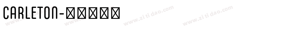 CARLETON字体转换