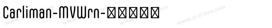 Carliman-MVWrn字体转换