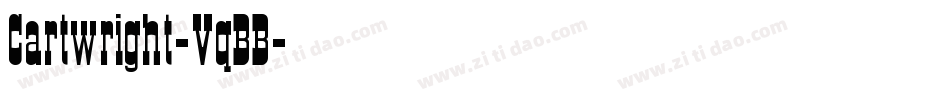 Cartwright-VqBB字体转换