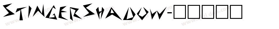 StingerShadow字体转换
