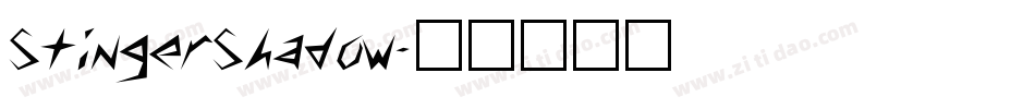 StingerShadow字体转换