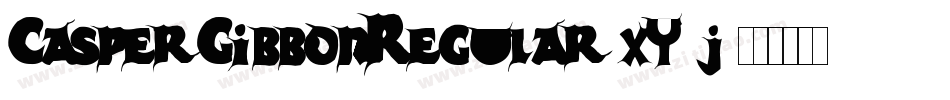 CasperGibbonRegular-xY7j字体转换