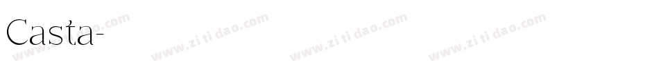 Casta字体转换