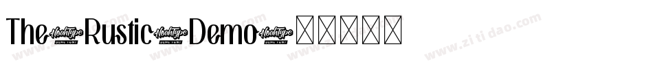 The-Rustic-Demo字体转换