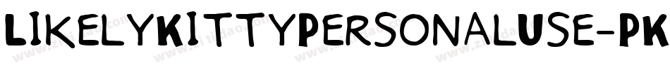 LikelyKittyPersonalUse-PKKym字体转换