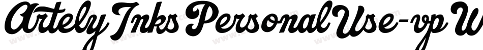 ArtelyInksPersonalUse-vpWL字体转换