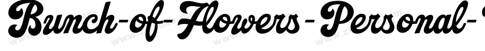 Bunch-of-Flowers-Personal-Use字体转换