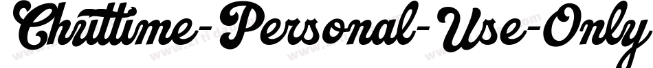 Chuttime-Personal-Use-Only字体转换