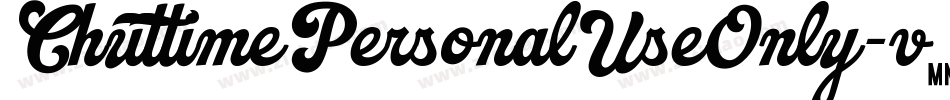 ChuttimePersonalUseOnly-v63E字体转换