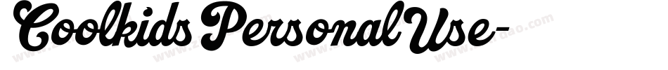 CoolkidsPersonalUse字体转换
