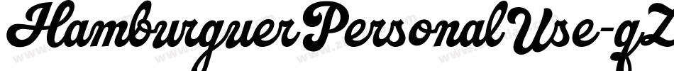 HamburguerPersonalUse-qZo5q字体转换