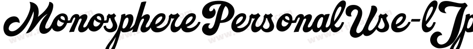 MonospherePersonalUse-lJpD字体转换