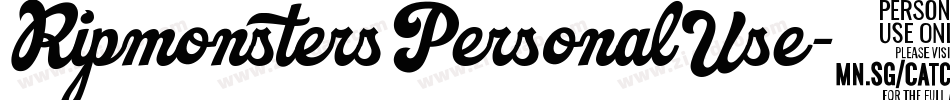 RipmonstersPersonalUse-6YaqA字体转换