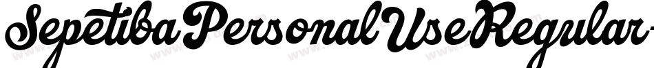 SepetibaPersonalUseRegular-1pDL字体转换 SepetibaPersonalUseRegular-1pDL字体转换