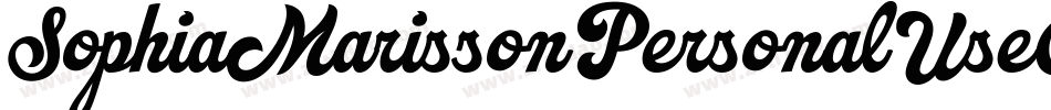 SophiaMarissonPersonalUseOnly-mLZEV字体转换 SophiaMarissonPersonalUseOnly-mLZEV字体转换