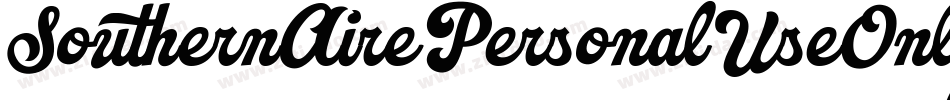 SouthernAirePersonalUseOnly-Ky9A字体转换