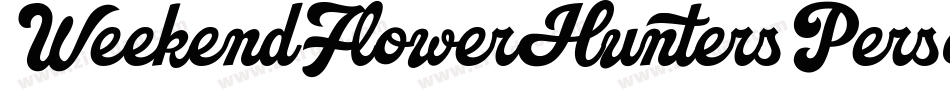 WeekendFlowerHuntersPersonalUse-Gw7a字体转换