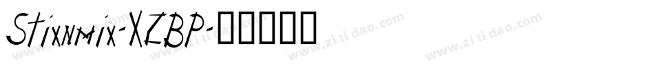 Stixnmix-X2BP字体转换