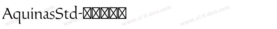 AquinasStd字体转换