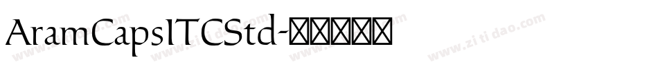 AramCapsITCStd字体转换