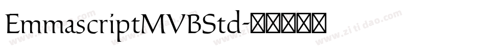 EmmascriptMVBStd字体转换