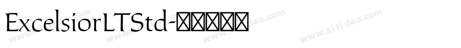 ExcelsiorLTStd字体转换