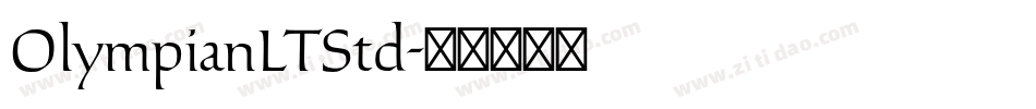 OlympianLTStd字体转换