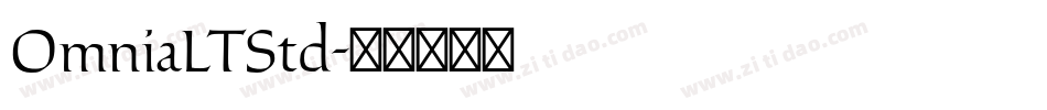OmniaLTStd字体转换
