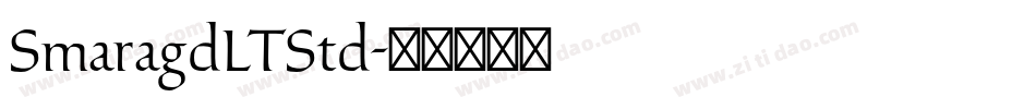 SmaragdLTStd字体转换
