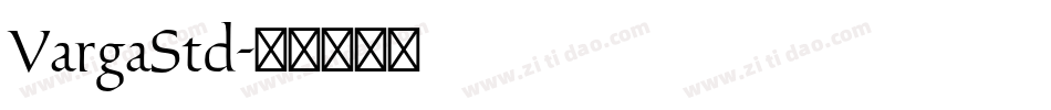 VargaStd字体转换