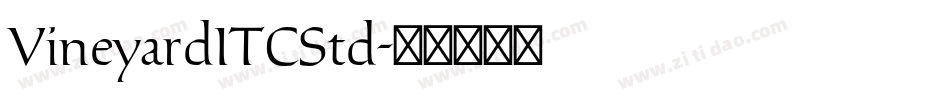 VineyardITCStd字体转换