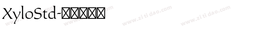 XyloStd字体转换