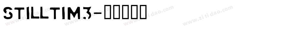 stilltim3字体转换