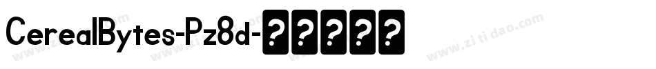 CerealBytes-Pz8d字体转换