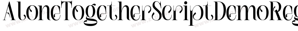 AloneTogetherScriptDemoRegular-8MZ0B字体转换