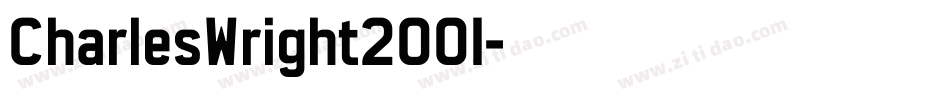 CharlesWright2001字体转换