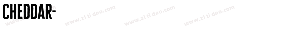 Cheddar字体转换