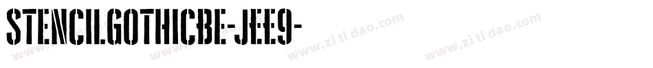 StencilGothicBe-jEE9字体转换 StencilGothicBe-jEE9字体转换