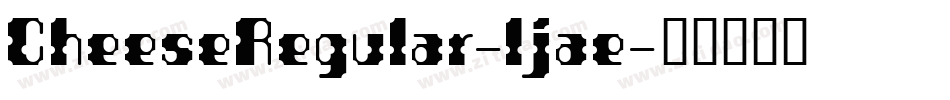CheeseRegular-ljae字体转换
