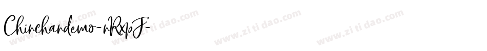 Chinchandemo-nRxpJ字体转换