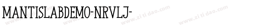 MantiSlabDemo-nRvLJ字体转换