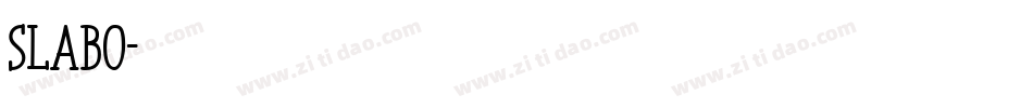 Slabo字体转换