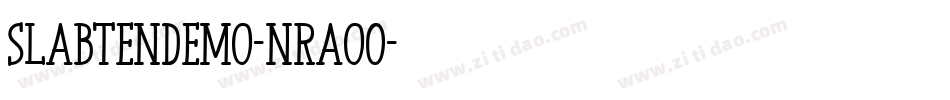 SlabtenDemo-nRAo0字体转换