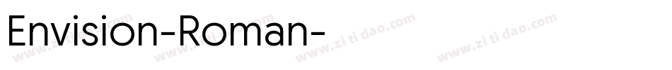 Envision-Roman字体转换